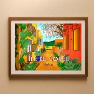 Affiche Sénégal - île de Gorée